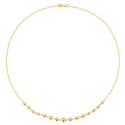 9K Yellow Gold Ladies' 16 Inch Necklace | Charmé