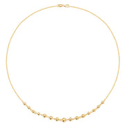 9K Yellow Gold Ladies' 16 Inch Necklace