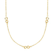 9K Yellow Gold Infinity Necklace | Charmé