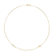 9K Yellow Gold Ladies' 16 Inches Rosary Necklace | Charmé
