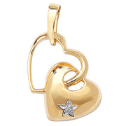 Diamond Pendant in 9K Gold