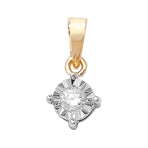 Diamond Pendant in 9K Gold