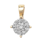 Diamond Pendant in 9K Gold