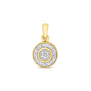 Diamond Pendant in 9K Gold