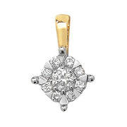 Diamond Pendant in 9K Gold