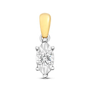 Diamond Pendant in 9K Gold