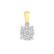 Diamond Pendant in 9K Gold