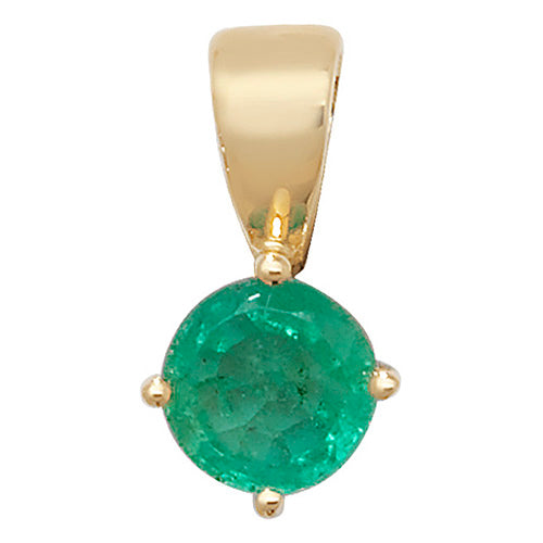 Emerald Pendant in 9K Gold