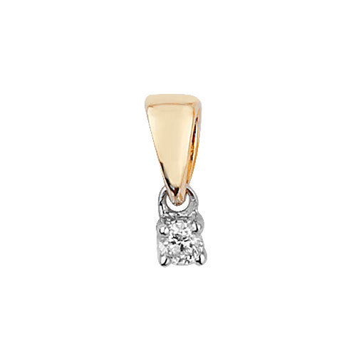 Diamond Pendant in 9K Gold