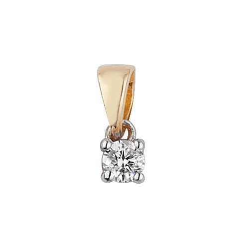 Diamond Pendant in 9K Gold