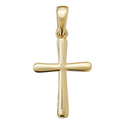 9K Yellow Gold Cross Pendant | Charmé