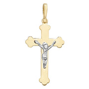 9K Yellow Gold Crucifix Pendant | Charmé