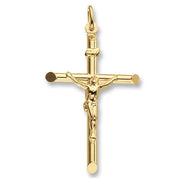 9K Yellow Gold Crucifix Pendant | Charmé