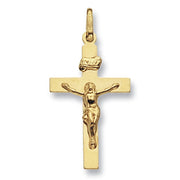 9K Yellow Gold Crucifix Pendant | Charmé