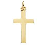 9K Yellow Gold Cross Pendant