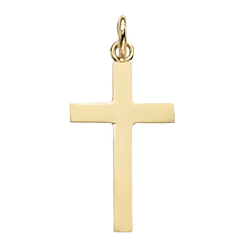 9K Yellow Gold Cross Pendant