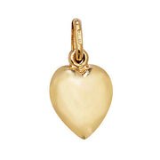 9K Yellow Gold Medium Heart Pendant