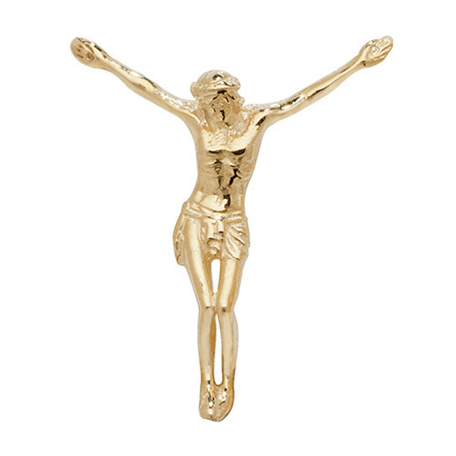 9K Yellow Gold Medium Jesus Pendant | Charmé
