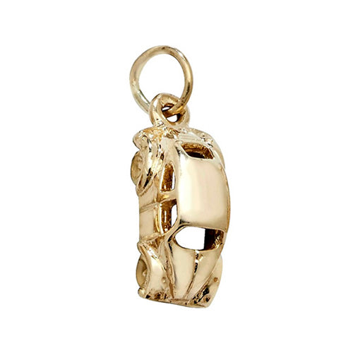 9K Yellow Gold Beetle Pendant | Charme