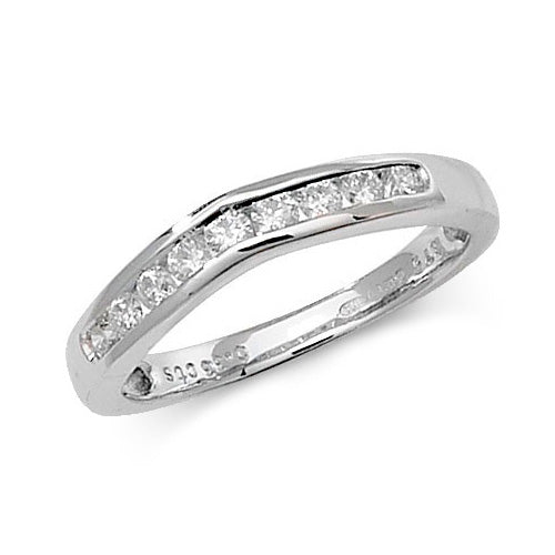 Diamond Ring in 9K White Gold