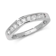 Diamond Ring in 9K White Gold