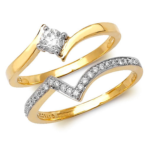 Diamond Ring in 9K Gold