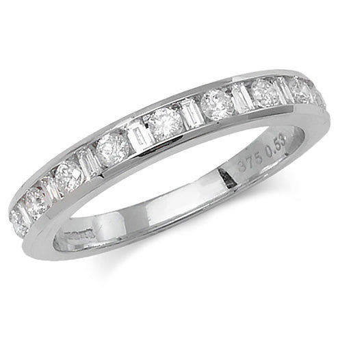 Diamond Ring in 9K White Gold