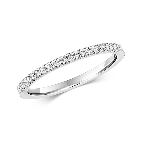 Diamond Ring in 9K White Gold