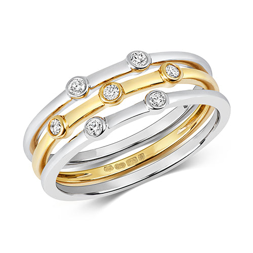 Diamond Ring in 9K White Gold