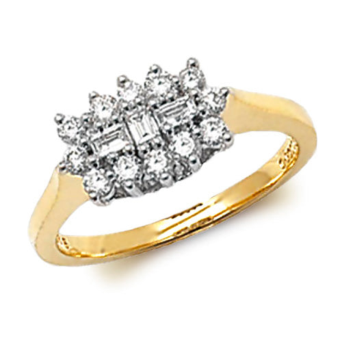 Diamond Ring in 9K Gold