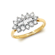 Diamond Ring in 9K Gold
