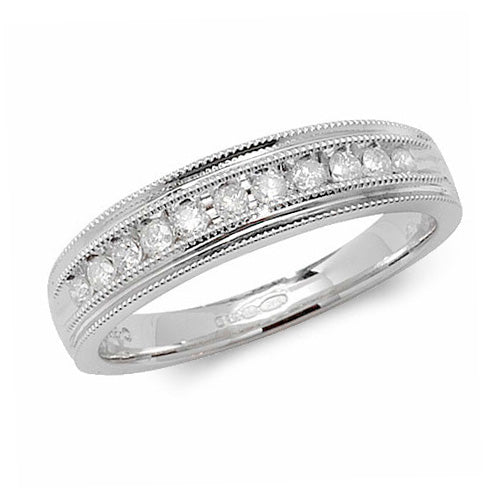 Diamond Ring in 9K White Gold