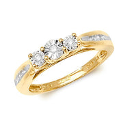 Diamond Ring in 9K Gold