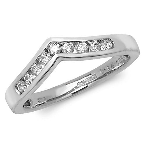 Diamond Ring in 9K White Gold