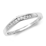 Diamond Ring in 9K White Gold