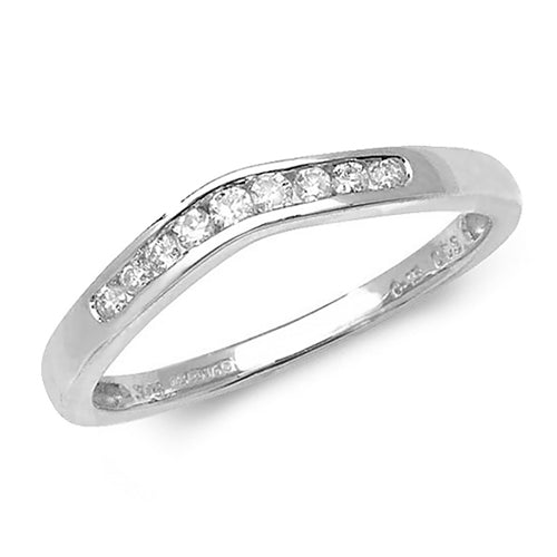 Diamond Ring in 9K White Gold