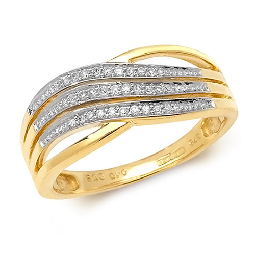 Diamond Ring in 9K Gold