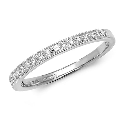 Diamond Ring in 9K White Gold