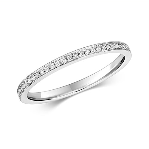 Diamond Ring in 9K White Gold