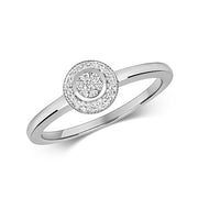 Diamond Ring in 9K White Gold