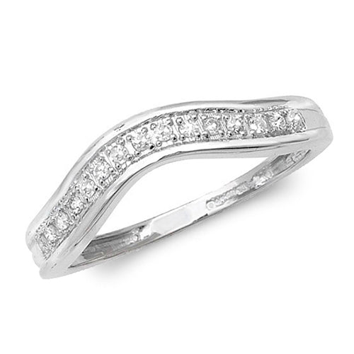 Diamond Ring in 9K White Gold