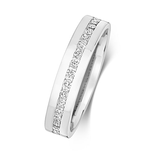 Diamond Ring in 9K White Gold