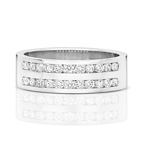 Diamond Ring in 9K White Gold