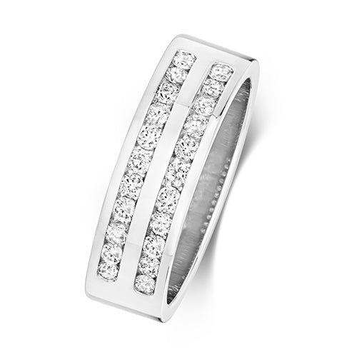 Diamond Ring in 9K White Gold