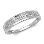 Diamond Ring in 9K White Gold