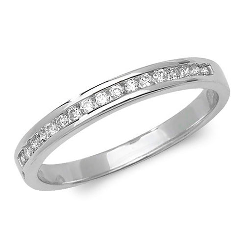 Diamond Ring in 9K White Gold