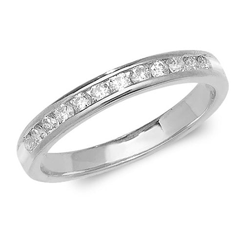 Diamond Ring in 9K White Gold