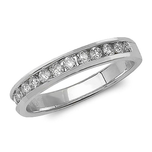 Diamond Ring in 9K White Gold