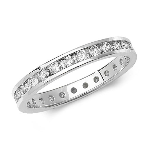 Diamond Ring in 9K White Gold