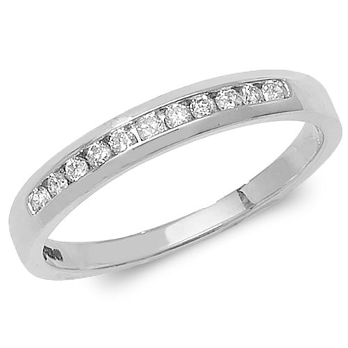 Diamond Ring in 9K White Gold